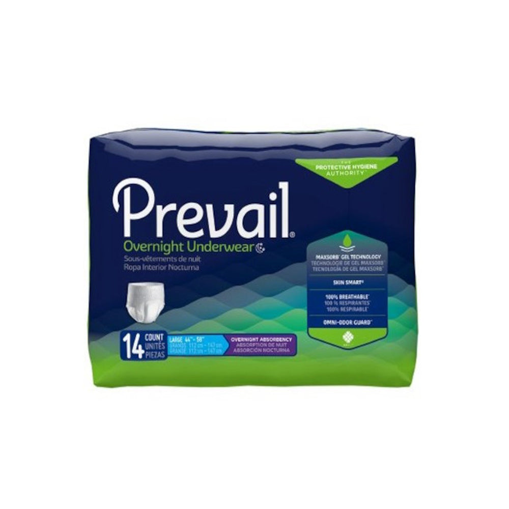 Unisex Adult Absorbent Underwear Prevail Overnight